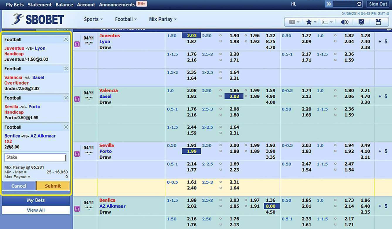 Panduan Mix Parlay